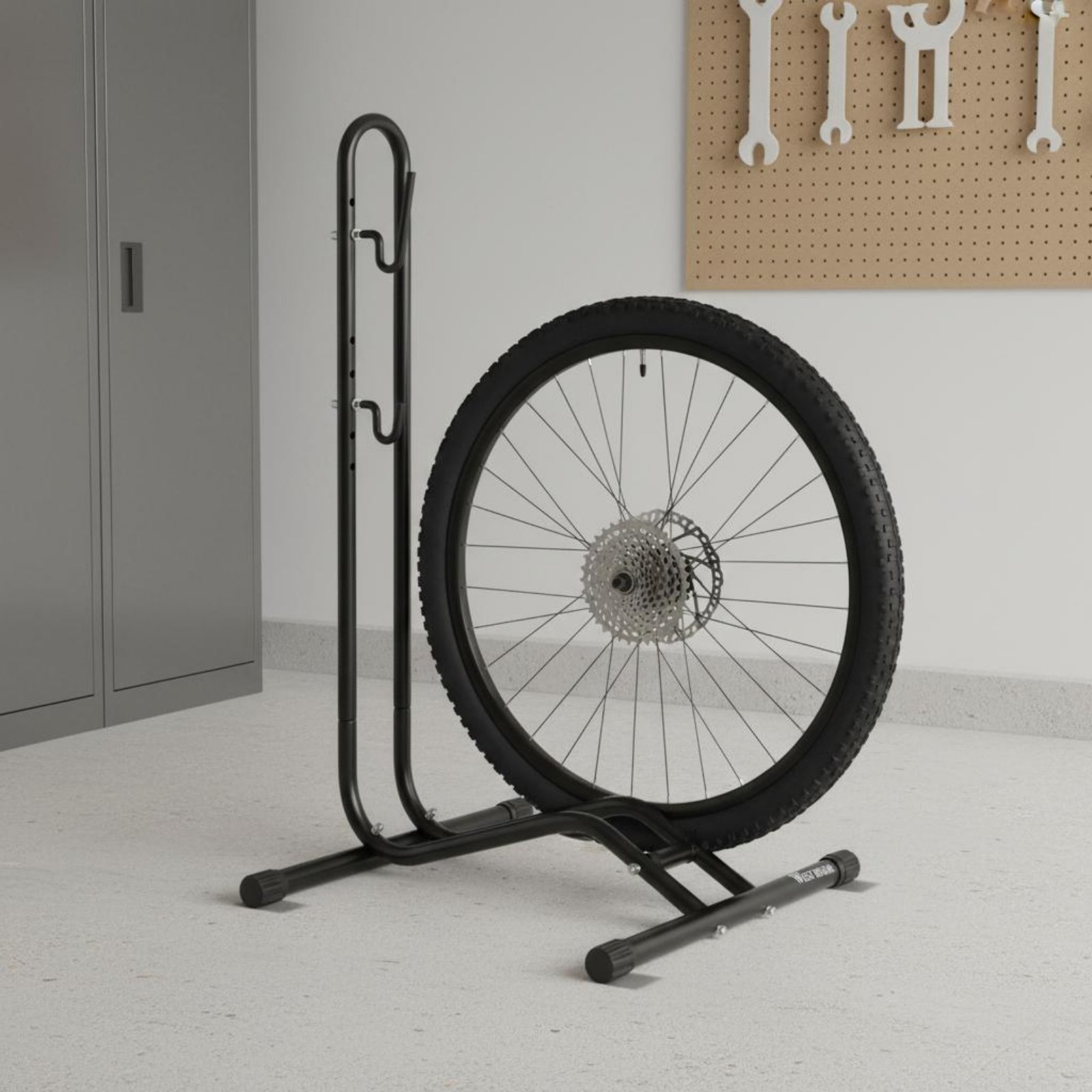 Cycling Gear Indoor - 垂直自転車スタンド 安定した垂直自転車修理スタンド 屋内サイクルホルダー 省スペーススポーツ用品収納 厚みのある設計