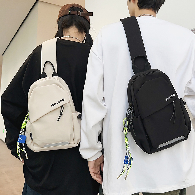 Cycling Backpack - クロスボディバッグ メンズ シングルショルダー 小型バックパック チェストバッグ レディース