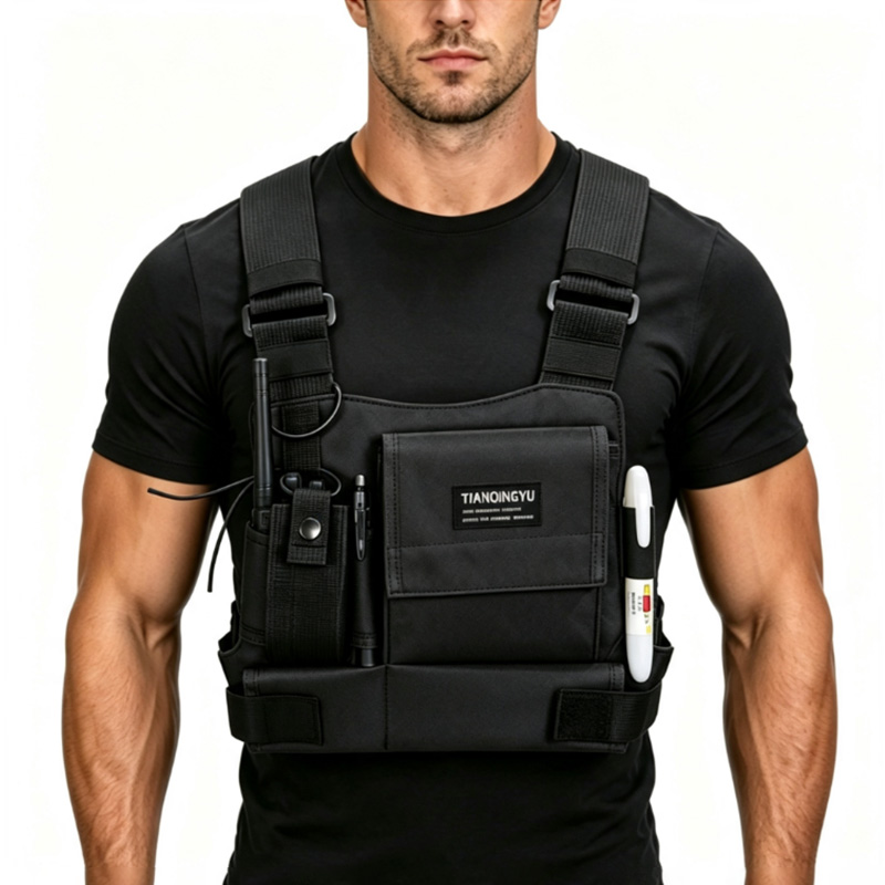 Cycling Backpack - 軽量ランニングベストバックパック アウトドアサイクリングバッグ メンズ ハイキング マラソン チェストリグバッグ