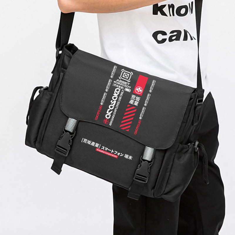 Cycling Backpack - アニメ サイバーパンク2077 コスプレ シングルショルダー クロスボディ バックパック