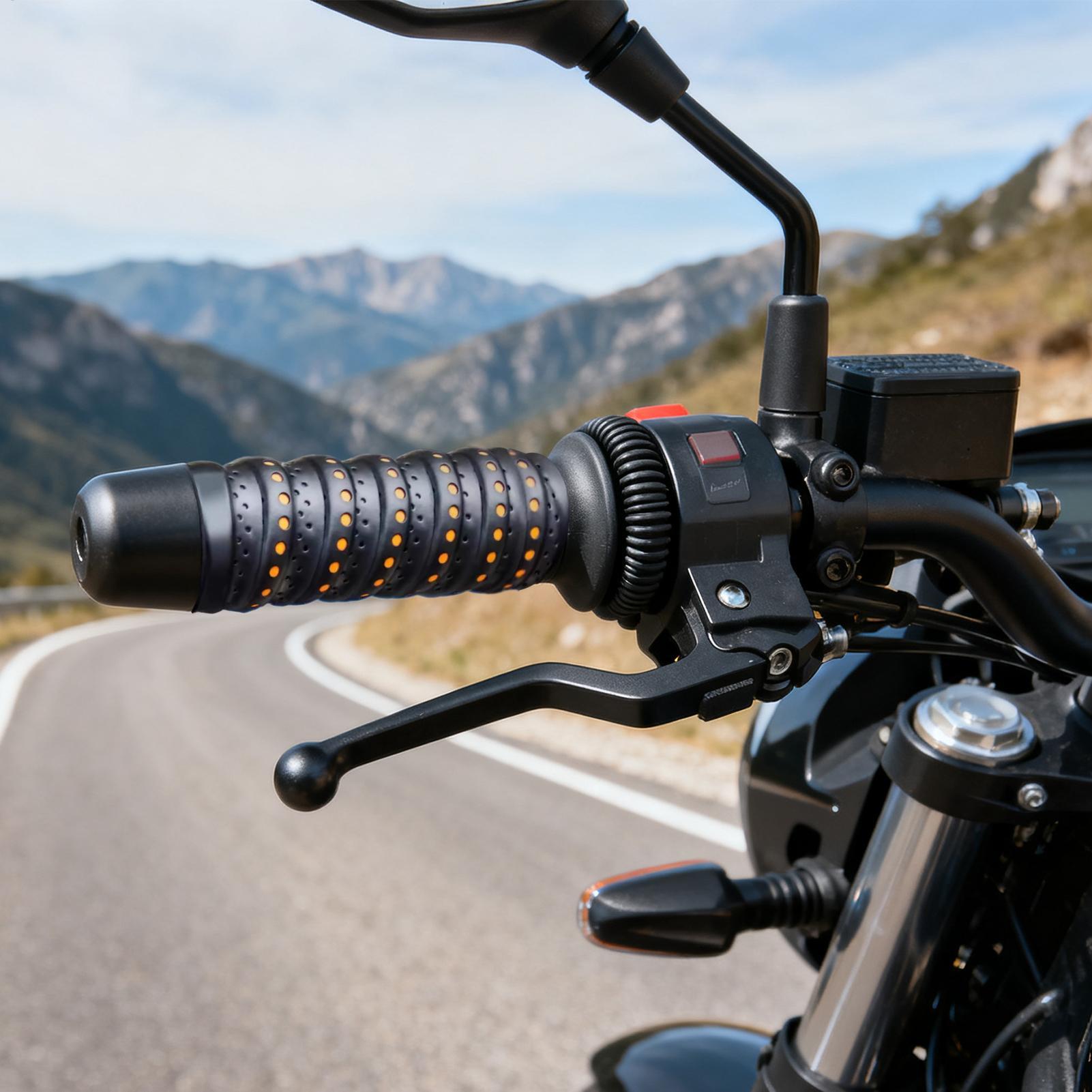 Bike Handlebar Tape - オートバイのハンドルバーグリップテープ滑り止め1ペアオートバイスクーター用品バイクハンドルグリップマウンテンロード日常屋外用