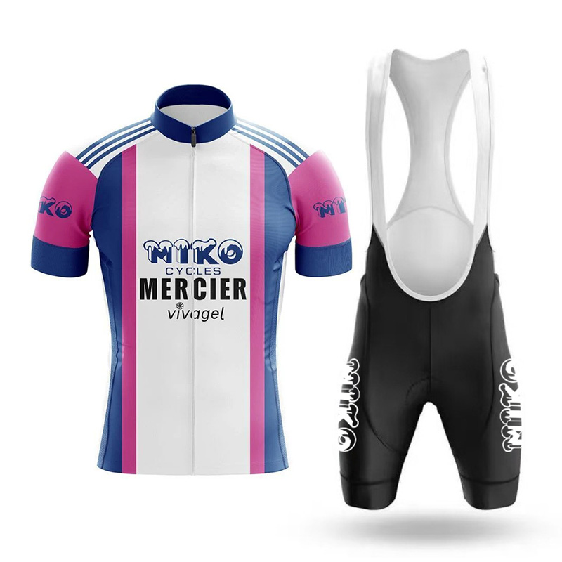 Cycling Gear Logo - メルシエ ミコ ヴィヴァジェル レトロ サイクリングジャージ 2025