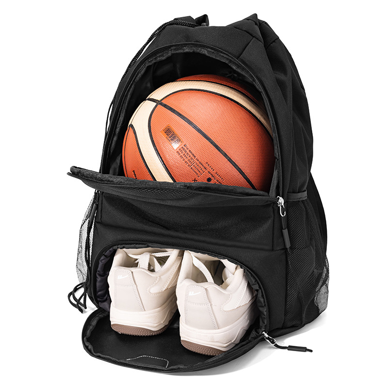 Cycling Backpack - 21L 大容量バスケットボールスポーツバックパック防水靴コンパートメント巾着収納袋男性旅行サイクリングキャンプバッグ