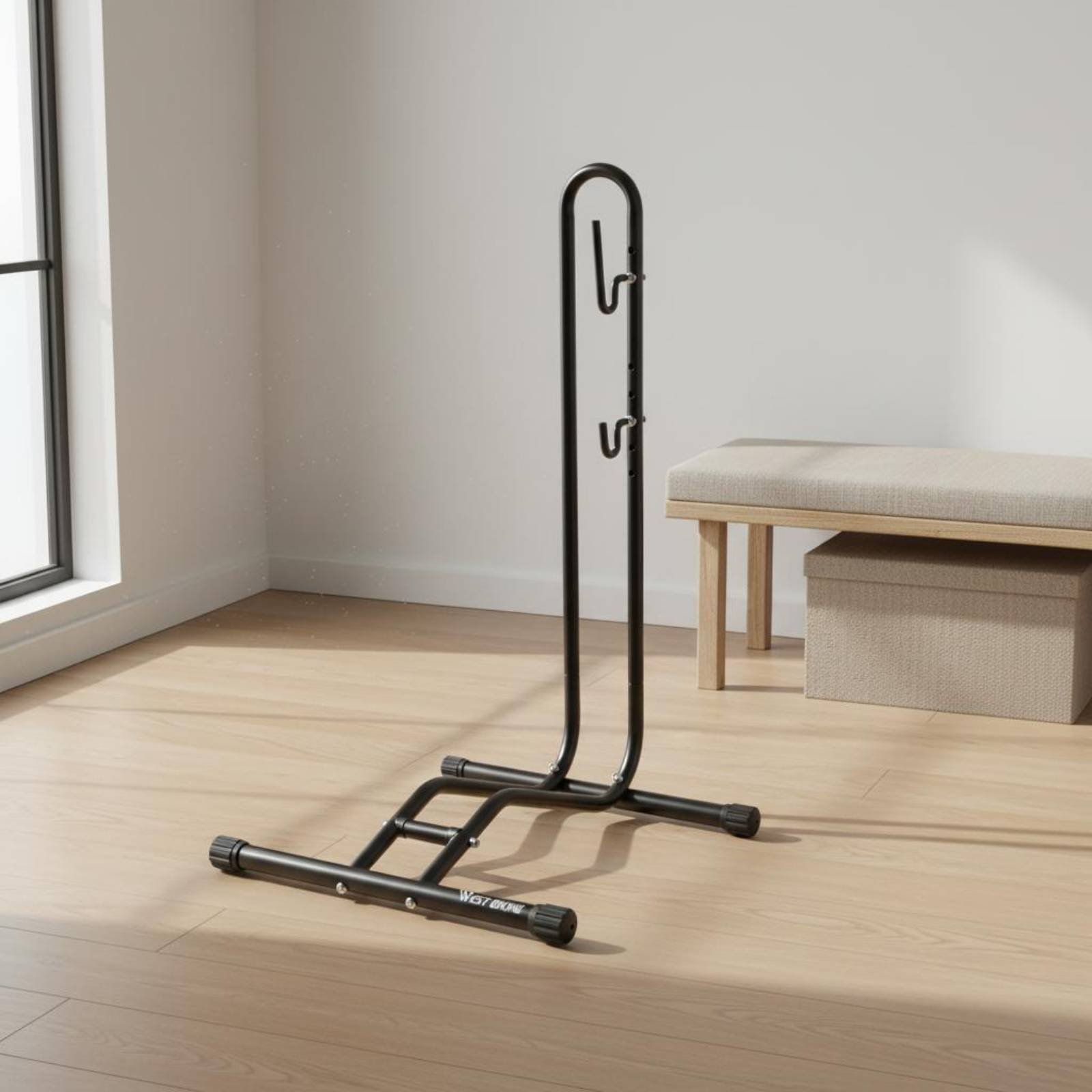 垂直自転車スタンド 安定した垂直自転車修理スタンド 屋内サイ - Cycling Gear Indoor のレビューと価格