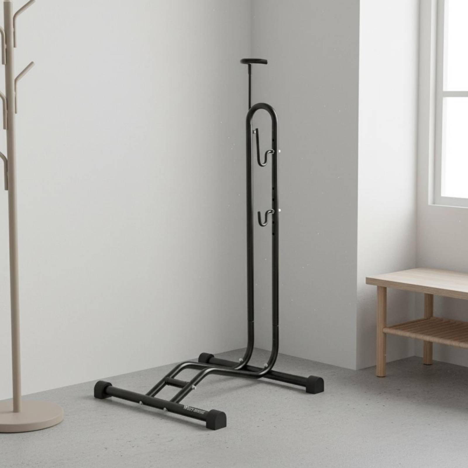 垂直自転車スタンド 安定した垂直自転車修理スタンド 屋内サイ - Cycling Gear Indoor のレビューと価格