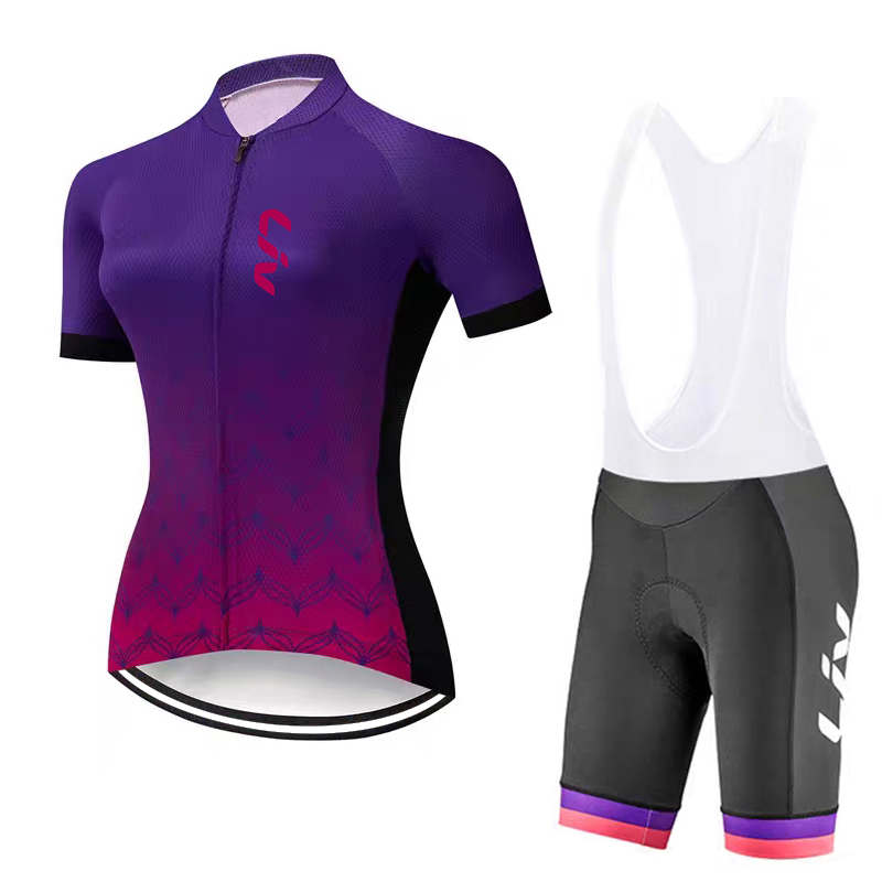 LIV レディース サイクリング ジャージ セット 夏用 ロ - Cycling Gear Girls のレビューと価格