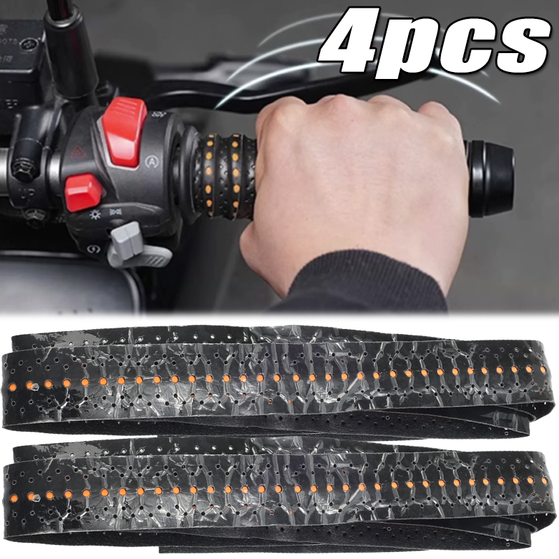 2/4 個オートバイノンスリップグリップテープソフト衝撃吸収 - Bike Handlebar Tape のレビューと価格