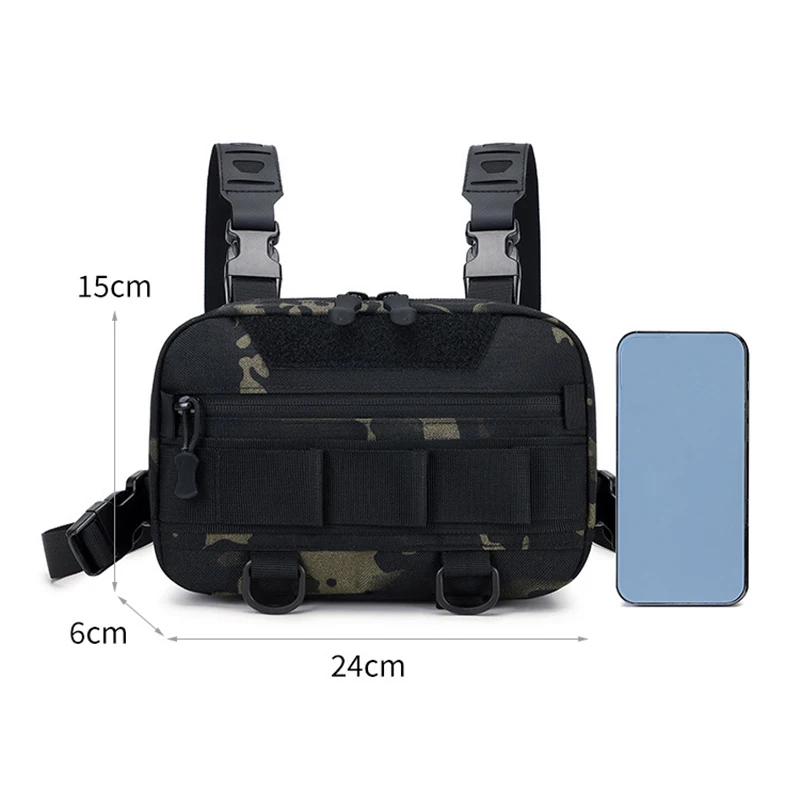 戦術的なチェストバッグ男性用防水登山キャンプ迷彩バックパック - Cycling Backpack のレビューと価格