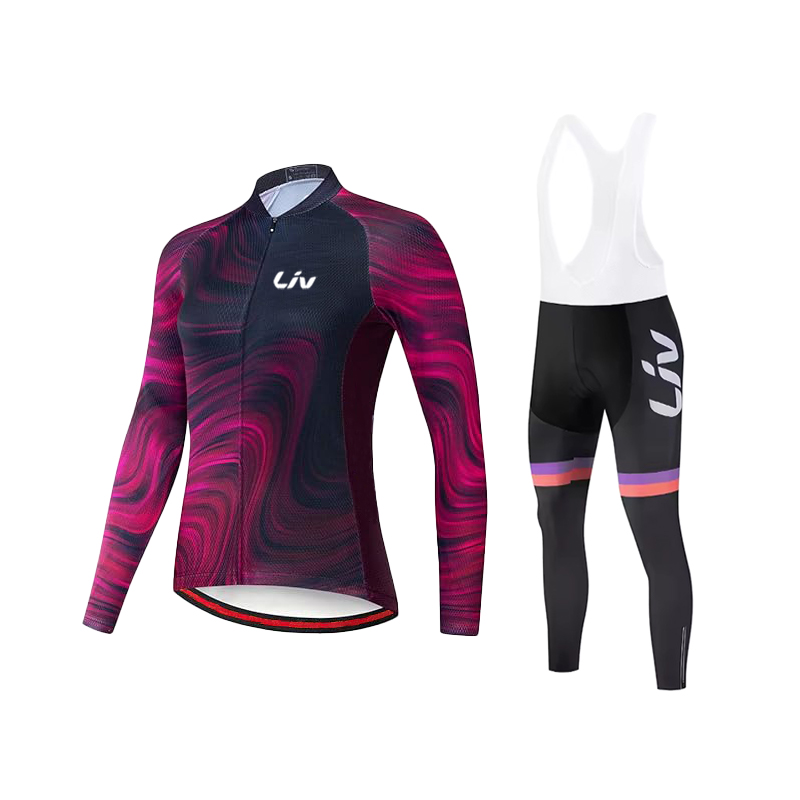 LIV レディース 春と秋のサイクリングスーツセット 自転車 - Cycling Gear Girls のレビューと価格