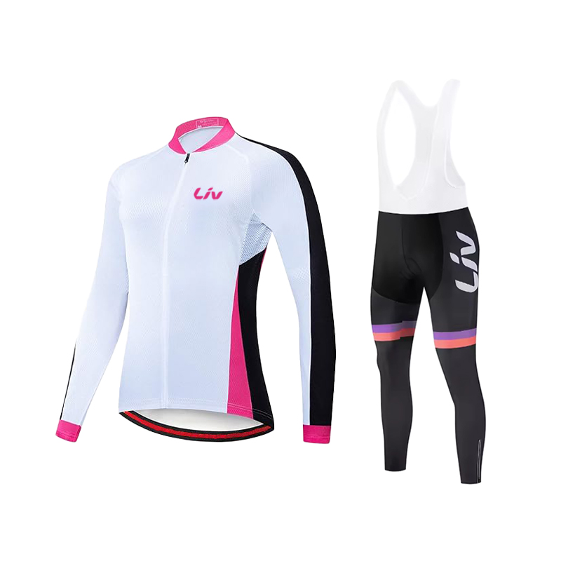 LIV レディース 春と秋のサイクリングスーツセット 自転車 - Cycling Gear Girls のレビューと価格