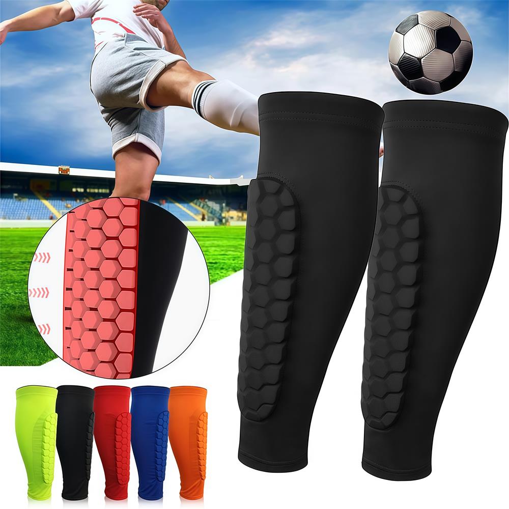 ハニカムサッカーすねガードサッカーシールドスポーツレギンスす - Cycling Gear Pants のレビューと価格