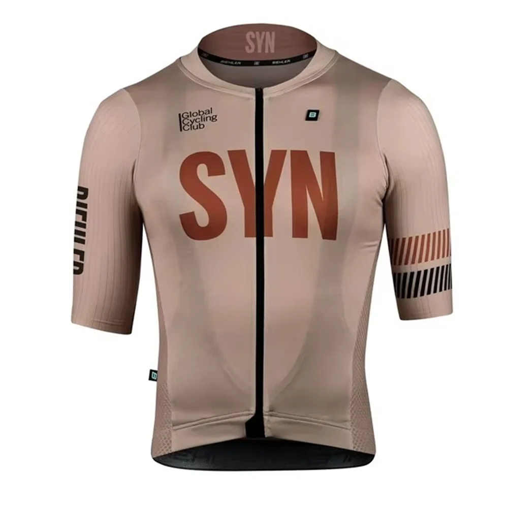 新しいスタイル SYN チームサイクリングジャージ男性 20 - Cycling Gear Logo のレビューと価格