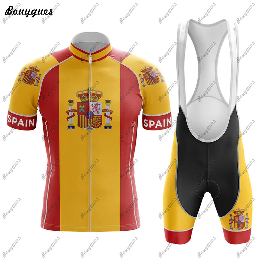半袖サイクリングジャージセット,スペインのプレミアムスタイル - Cycling Gear Logo のレビューと価格