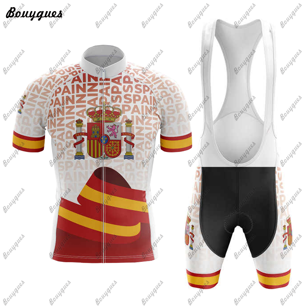 半袖サイクリングジャージセット,スペインのプレミアムスタイル - Cycling Gear Logo のレビューと価格