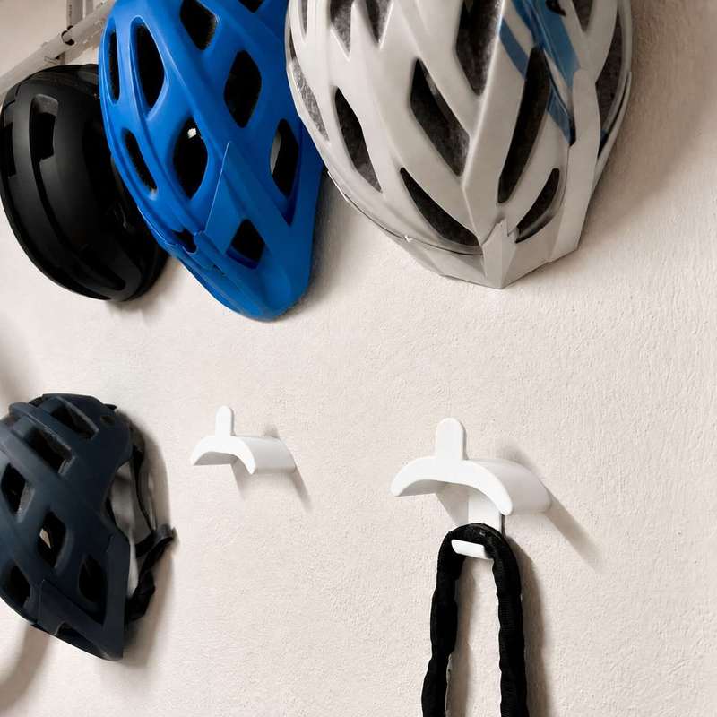 室内壁掛けサイクリングヘルメットブラケット自転車帽子収納フッ - Cycling Gear Indoor のレビューと価格