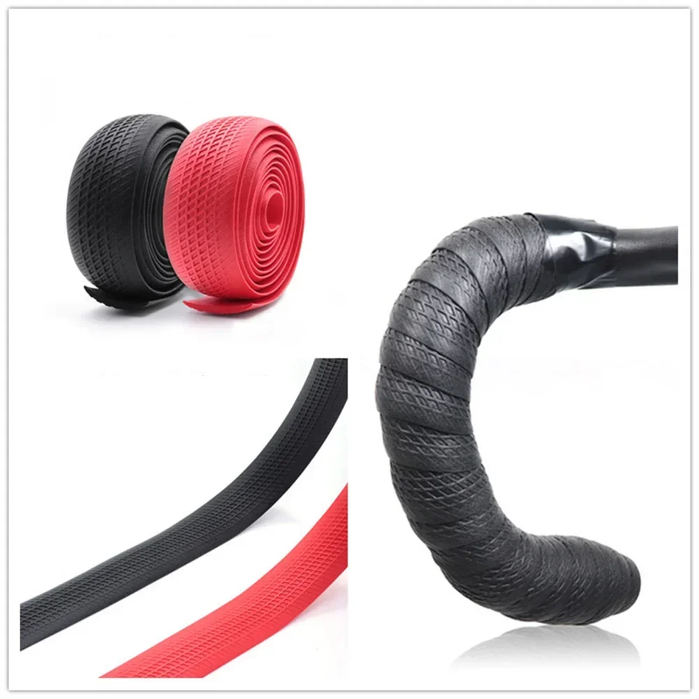 道路自転車ハンドルバーシリコンテープノンスリップ衝撃吸収ベル - Bike Handlebar Tape のレビューと価格