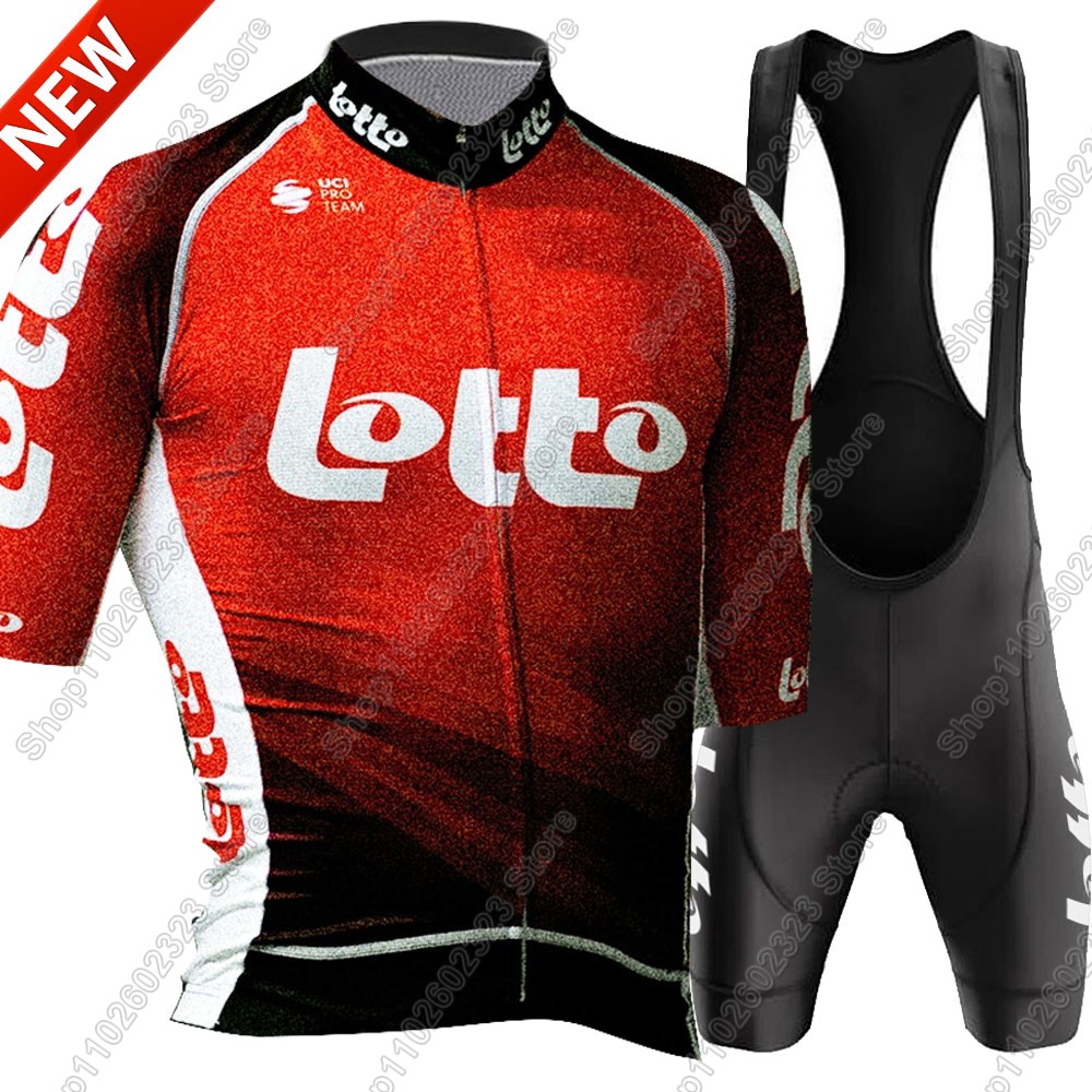 ロトチーム2025サイクリングジャージセット サマーベルギー - Cycling Gear Logo のレビューと価格