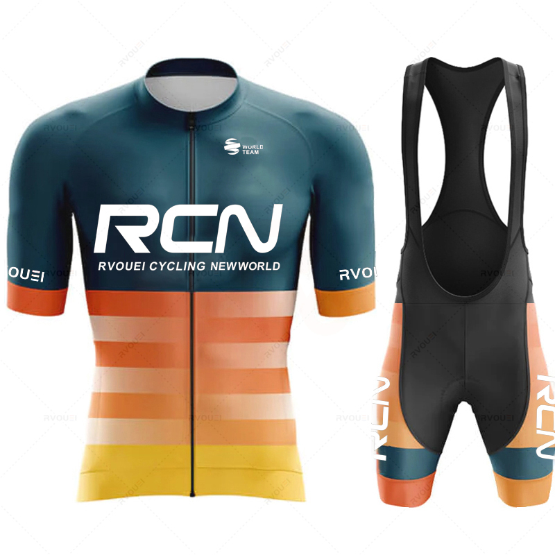 Rvouei チーム 2026 メンズ夏半袖サイクリングジャ - Cycling Gear Logo のレビューと価格