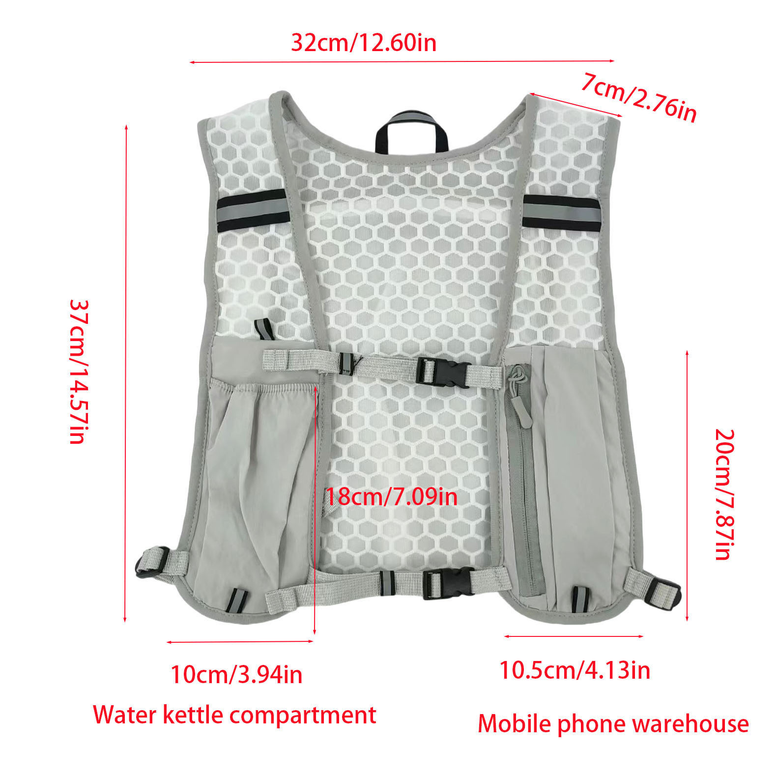 ランニングベスト 男女兼用 防水 通気性 ランニング ハイキ - Cycling Backpack のレビューと価格