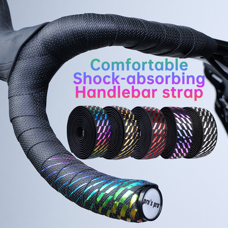 1 ペアロードバイクハンドルバー PU テープ滑り止めシリカ - Bike Handlebar Tape のレビューと価格