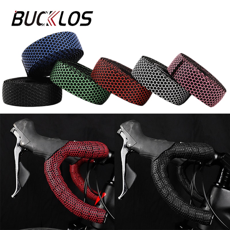 バックロスロードバイクハンドルバーテープ滑り止めシリカゲルハ - Bike Handlebar Tape のレビューと価格