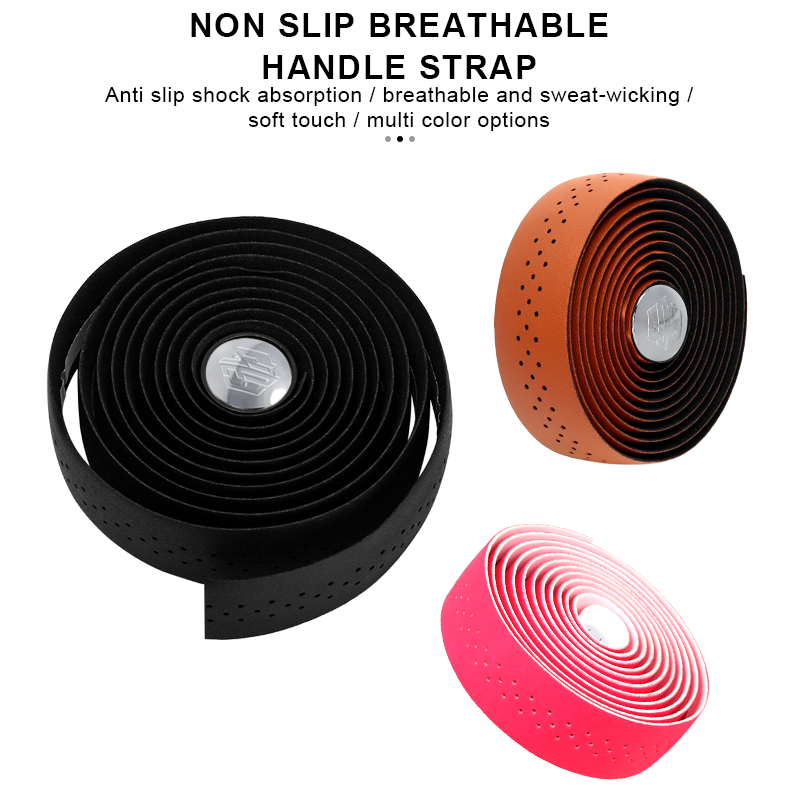 ロードバイクハンドルバーテープ 2つのバープラグ付き 自転車 - Bike Handlebar Tape のレビューと価格