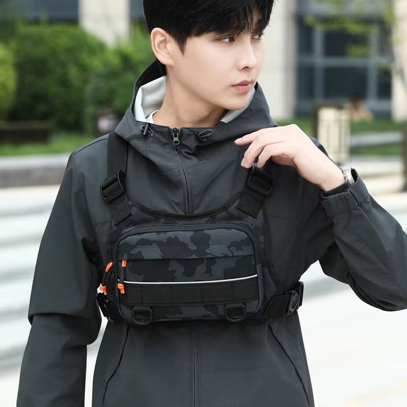 サイクリングフロントチェストベスト戦術バックパックキャンプ登 - Cycling Backpack のレビューと価格
