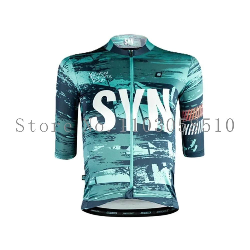 SYN ジャージ メンズ ビブスポンジクッション サイクリン - Cycling Gear Logo のレビューと価格