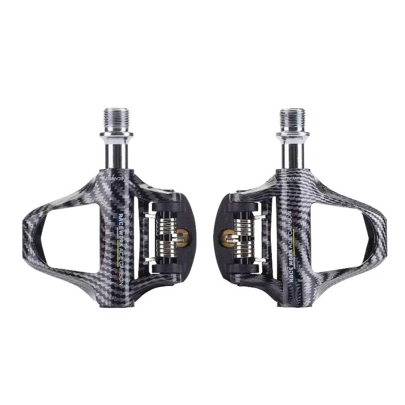 軽量カーボンファイバーペダル（ロッククリート付き）ロードバイ - Gear In Cycling のレビューと価格